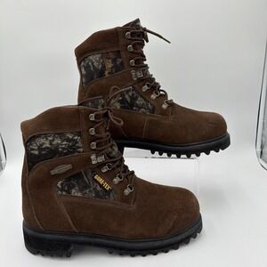 Field & Stream camo Hunting Boots Goretex thinsulate mens size 12